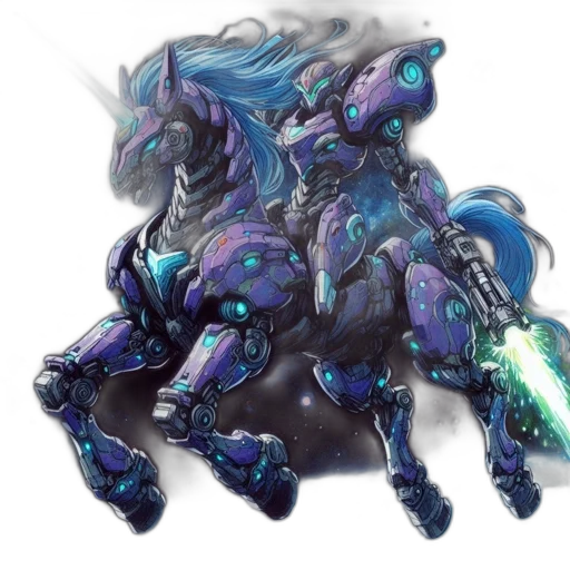 dragon, robot, creature, weapon transparent PNG cut-out