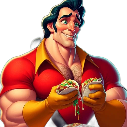 food, concept art, comic book art, cartoon transparent PNG cut-out