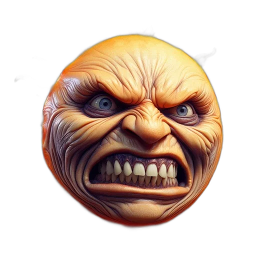 face, mask, staff, creature transparent PNG cut-out