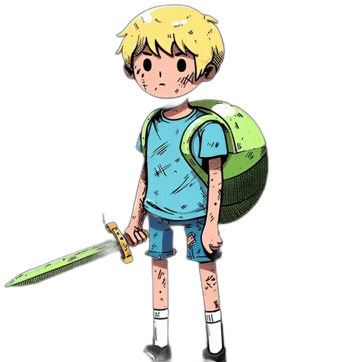 weapon, staff, sword, creature transparent PNG cut-out