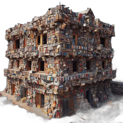 building, furniture, 3d render, concept art transparent PNG cut-out