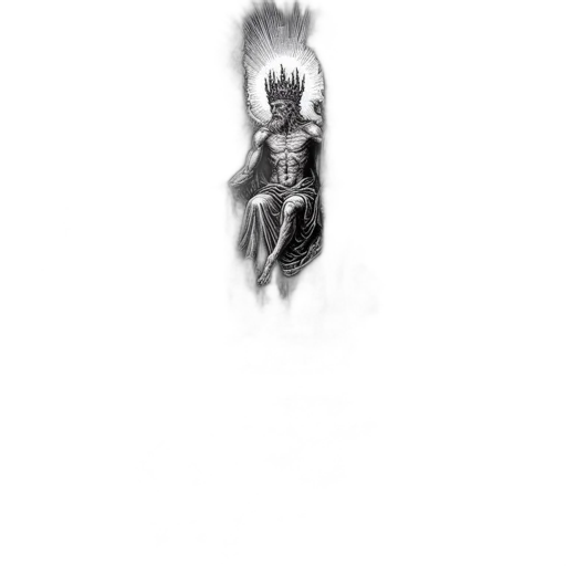 staff, sword, creature, crown transparent PNG cut-out