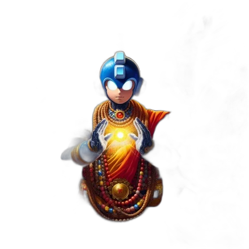 robot, jewelry, staff, weapon transparent PNG cut-out