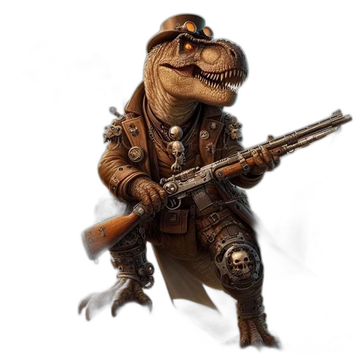 dragon, animal, weapon, jacket transparent PNG cut-out