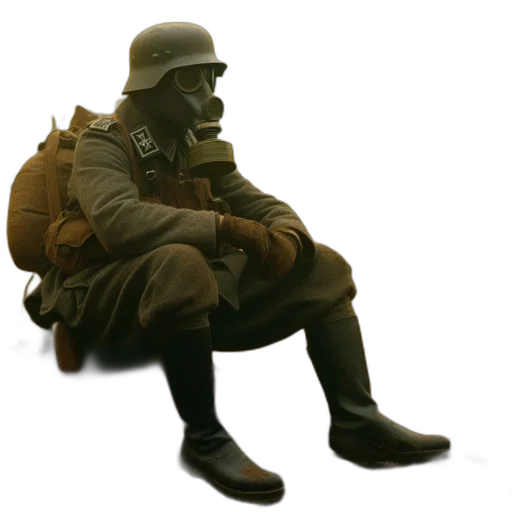 hat, jacket, weapon, mask transparent PNG cut-out
