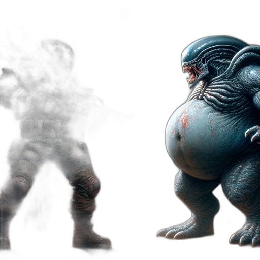 creature, concept art, 3d render, fantasy art transparent PNG cut-out
