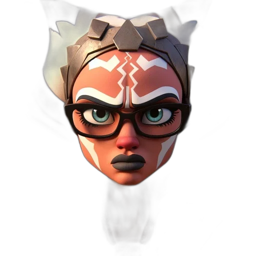 mask, crown, face, staff transparent PNG cut-out