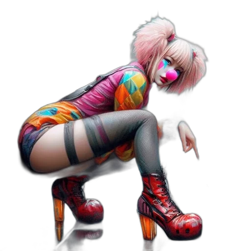shoes, dress, robot, creature transparent PNG cut-out