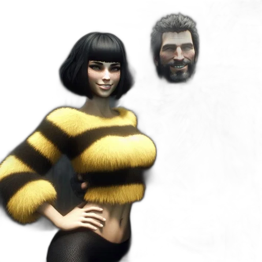 creature, hair, concept art, fantasy art transparent PNG cut-out