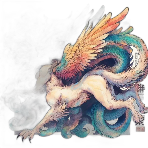 dragon, creature, animal, fantasy art transparent PNG cut-out
