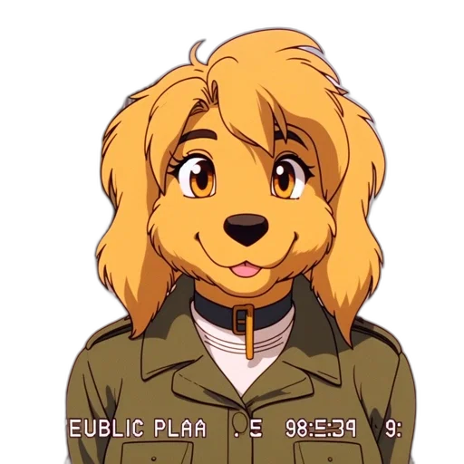 animal, jacket, staff, anime transparent PNG cut-out