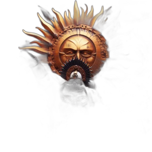 mask, face, staff, crown transparent PNG cut-out