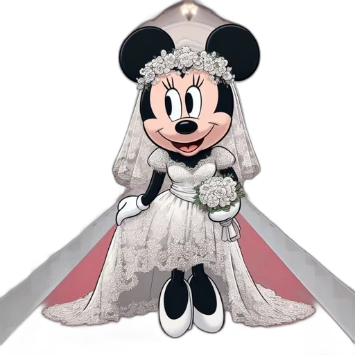 crown, dress, staff, flower transparent PNG cut-out