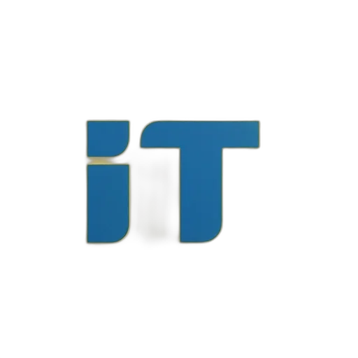 stylized, logo, blue, yellow transparent PNG cut-out