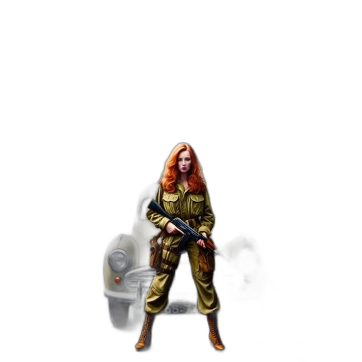 weapon, staff, jacket, pixel art transparent PNG cut-out