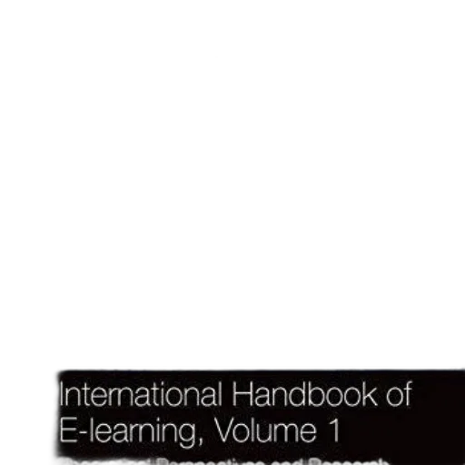 cover, international, handbook, e-learning transparent PNG cut-out