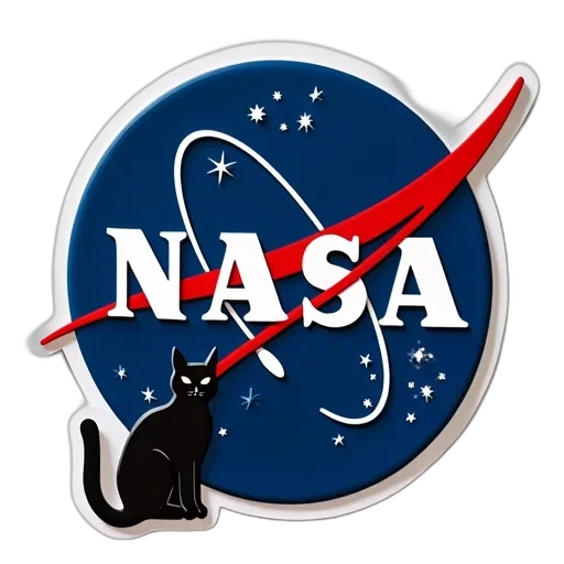 staff, outer space, nasa, logo transparent PNG cut-out