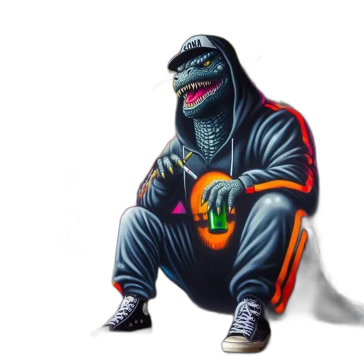 creature, jacket, animal, dragon transparent PNG cut-out