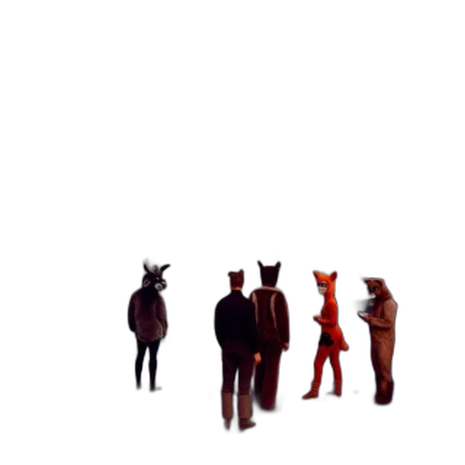 staff, animal, hat, robot transparent PNG cut-out