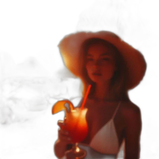 hat, staff, bottle, jewelry transparent PNG cut-out