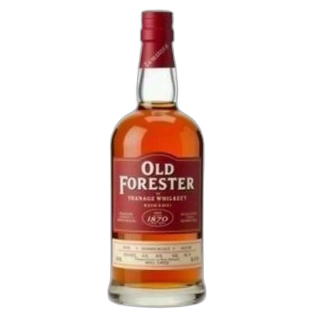 bottle, old, forester, bourbon transparent PNG cut-out