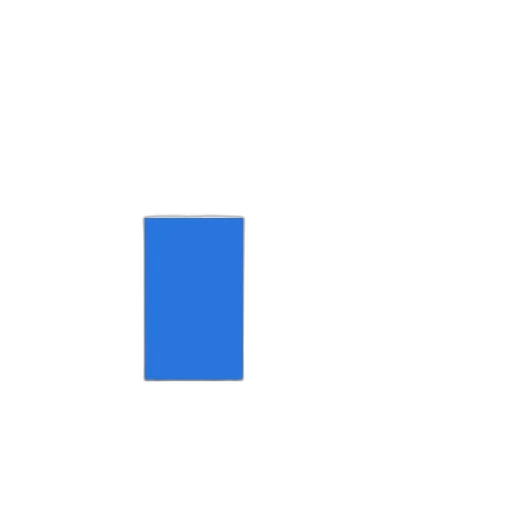 robot, face, pixel art, blue transparent PNG cut-out