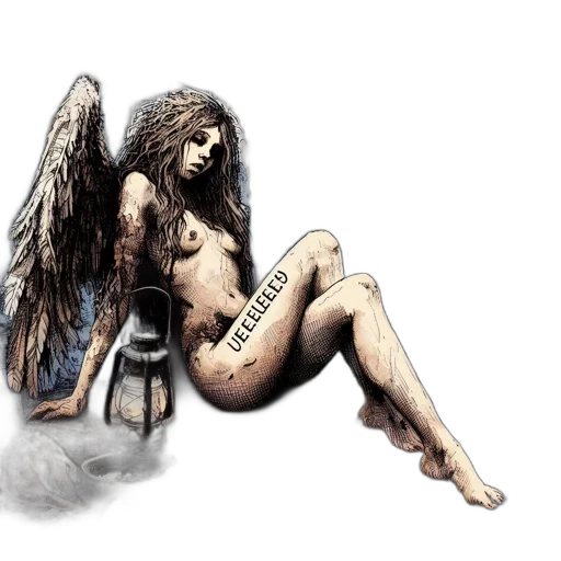 fantasy art, concept art, photorealistic, comic book art transparent PNG cut-out