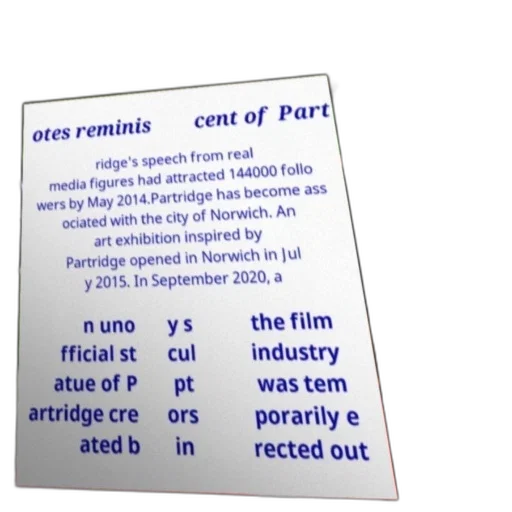 poster, text, about, sculpture transparent PNG cut-out