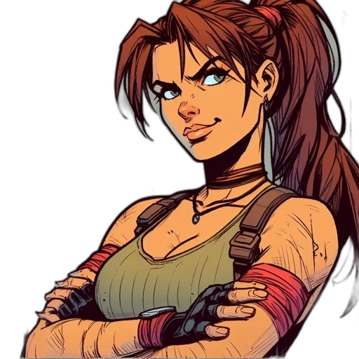 comic book art, concept art, anime, cartoon transparent PNG cut-out
