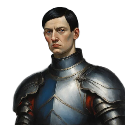 face, robot, sword, staff transparent PNG cut-out