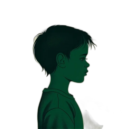 face, mask, hair, creature transparent PNG cut-out