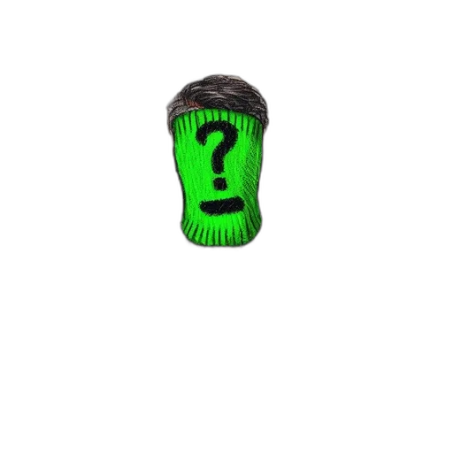 bottle, hat, robot, staff transparent PNG cut-out