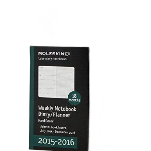 monochrome, moleskine, weekly, notebook transparent PNG cut-out