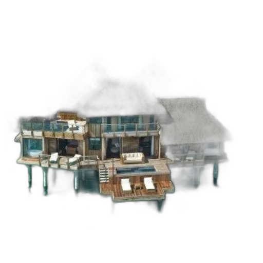 furniture, building, jewelry, 3d render transparent PNG cut-out