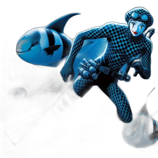 robot, creature, animal, comic book art transparent PNG cut-out
