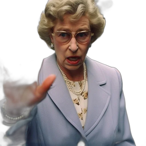 crown, jewelry, staff, face transparent PNG cut-out