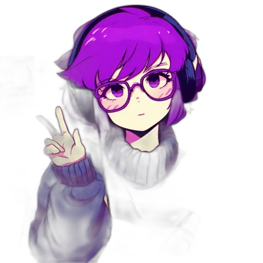 staff, jacket, face, anime transparent PNG cut-out
