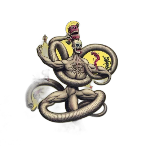 staff, creature, dragon, jewelry transparent PNG cut-out