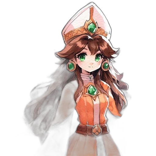 staff, crown, dress, hat transparent PNG cut-out