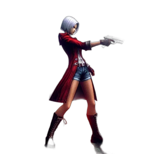 weapon, robot, jacket, staff transparent PNG cut-out