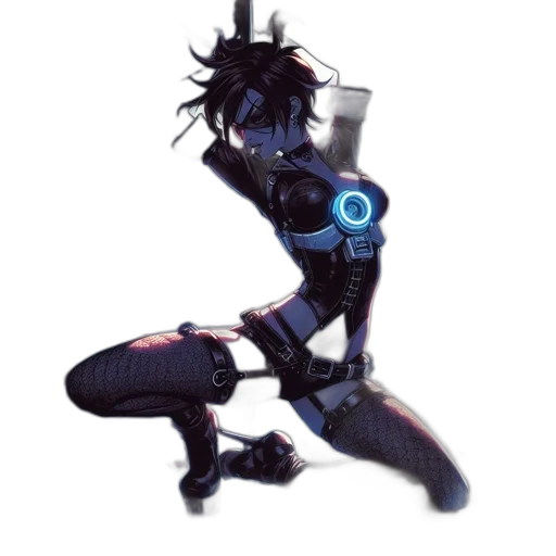 robot, weapon, staff, mask transparent PNG cut-out