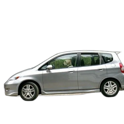 car, 3d render, silver, honda transparent PNG cut-out