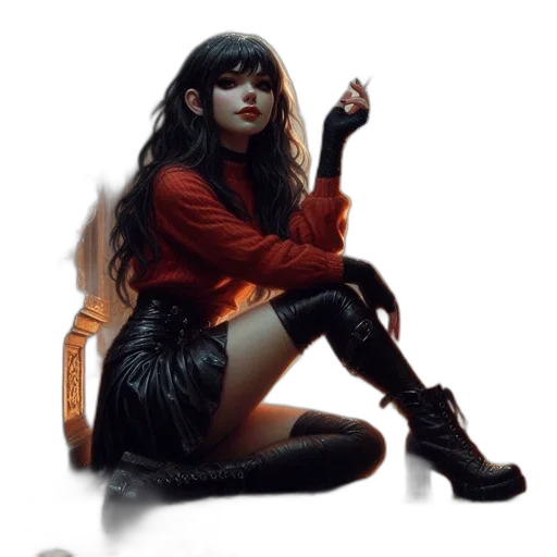 jacket, fantasy art, comic book art, concept art transparent PNG cut-out