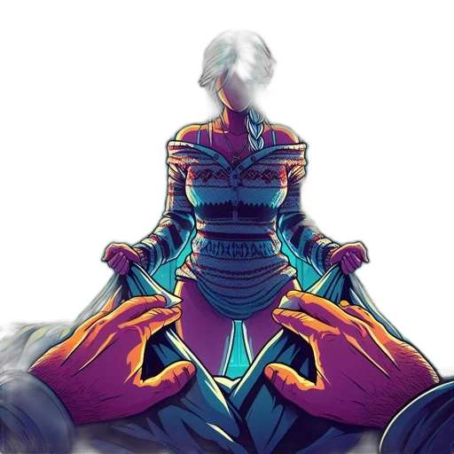 sword, dragon, crown, dress transparent PNG cut-out