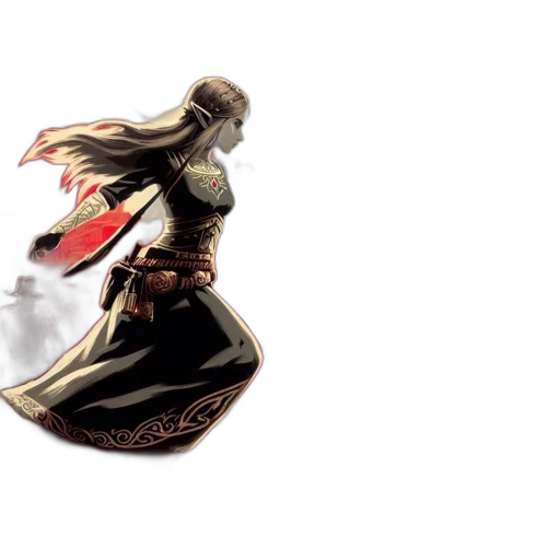 dragon, mask, sword, staff transparent PNG cut-out