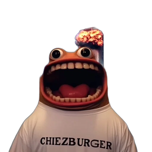 creature, food, robot, face transparent PNG cut-out