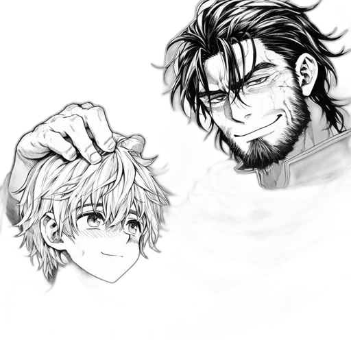 hair, crown, anime, concept art transparent PNG cut-out