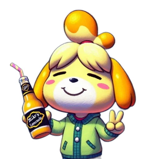 bottle, animal, pixel art, concept art transparent PNG cut-out
