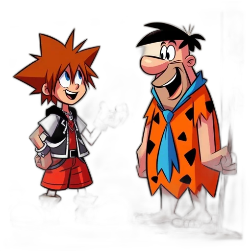 concept art, cartoon, comic book art, anime transparent PNG cut-out