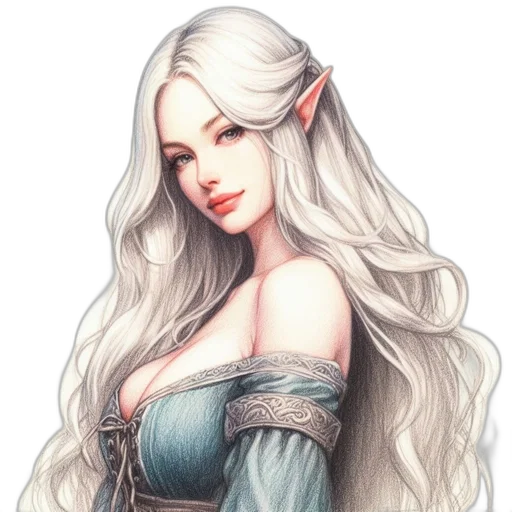 dragon, face, dress, staff transparent PNG cut-out